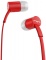 sol republic jax single button in ear headphones red