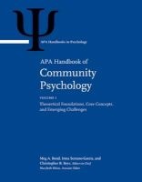 Apa Handbook of Community Psychology (Hardcover) - Meg A Bond Photo