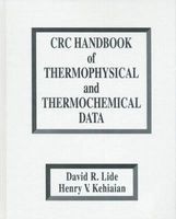 CRC Handbook of Thermophysical and Thermochemical Data (Hardcover) - David R Lide Photo