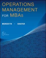 Operations Management for MBAs (Paperback, 5th) - Jack R Meredith Photo