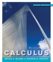 Calculus - Single Variable (Hardcover, 2nd Revised edition) - Brian E Blank Photo