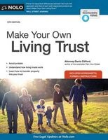 Make Your Own Living Trust (Paperback, 13th) - Denis Clifford Photo
