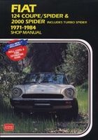Fiat 124 Coupe/Spider and 2000 Spider 1971-84 Owner's Workshop Manual (Paperback) - RM Clarke Photo