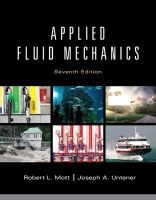 Applied Fluid Mechanics (Hardcover, 7th Revised edition) - Robert L Mott Photo