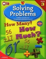 Master Math Solving Problems, Grade 3 (Paperback) - Brighter Child Photo