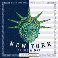 New York Night & Day Coloring Book - Iconic Landmarks to Bring to Life (Paperback) - Patricia Moffett Photo
