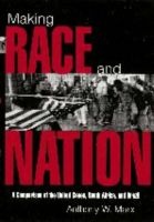 Making Race and Nation - A Comparison of South Africa, the United States, and Brazil (Paperback, New ed) - Anthony W Marx Photo