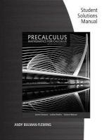 Student Solutions Manual for Stewart/Redlin/Watson's Precalculus: Mathematics for Calculus, 7th (Paperback, 7th) - James Stewart Photo
