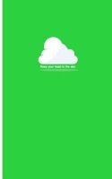 Cloud Notebook Papar Journals Classic 5 X 8 Inches 100 Sheets Blank Gift (Green) - This Basic, Yet Classic Pocket Ruled Notebook Is One of the Best-Selling Clond Notebooks. This Reliable Travel Companion, Perfect for Writings, Thoughts and Passing Notes ( Photo