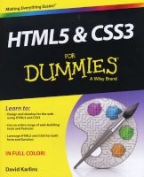 HTML5 and CSS3 For Dummies (Paperback) - David Karlins Photo