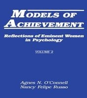 Models of Achievement, Volume 2 - Reflections of Eminent Women in Psychology (Hardcover) - Agnes N OConnell Photo