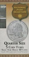 Quarter Size 5 Coin Tubes (Paperback) - Whitman Publishing Photo