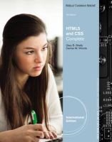 HTML5 and CSS - Complete (Paperback, International ed of 7th Revised ed) - Gary B Shelly Photo