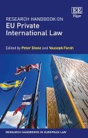 Research Handbook on EU Private International Law (Hardcover) - Peter Stone Photo