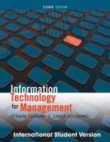 Information Technology Management (Paperback, 8th International student edition) - Efraim Turban Photo