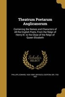 Theatrum Poetarum Anglicanorum (Paperback) - Edward 1630 1696 Phillips Photo