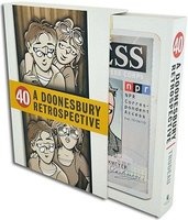 40 - A Doonesbury Retrospective (Hardcover, annotated edition) - G B Trudeau Photo