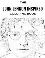  - Beatles and Sixties Pop Culture Inspired Adult Coloring Book (Paperback) - John Lennon Inspired Coloring Book Photo