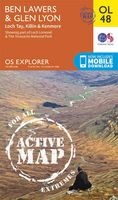 Ben Lawers & Glen Lyon, Loch Tay, Killin & Kenmore (Sheet map, folded, May 2015 ed) - Ordnance Survey Photo