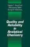 Quality and Reliability in Analytical Chemistry (Paperback) - Hassan Y Aboul Enein Photo