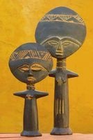 Akuaba Doll - African Fertility Figure Journal - 150 Page Lined Notebook/Diary (Paperback) - Cool Image Photo