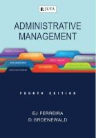 Administrative Management (Paperback, 4th Edition) - EJ Ferreira Photo