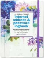 Hydrangeas Large-Format Internet Address & Password Logbook (Address book) - Inc Peter Pauper Press Photo
