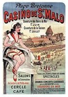 Carnet Blanc, Affiche Casino Saint-Malo (French, Paperback) - Sans Auteur Photo