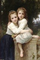 Two Sisters by William-Adolphe Bouguereau - 1901 - Journal (Blank / Lined) (Paperback) - Ted E Bear Press Photo