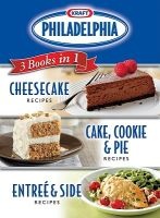 Kraft Philadelphia 3 Books in 1 Cookbook (Hardcover) - Publications International Photo