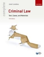 Complete Criminal Law - Text, Cases, and Materials (Paperback, 5th Revised edition) - Janet Loveless Photo