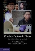 Criminal Defense in China - The Politics of Lawyers at Work (Paperback) - Sida Liu Photo