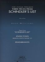 John Williams - Three Pieces from Schindler's List (Violin/Piano) (Paperback) - J Williams Photo