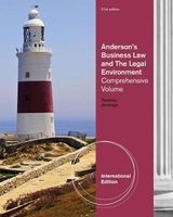 Anderson's Business Law and the Legal Environment - Comprehensive (Paperback, 21st International edition) - David P Twomey Photo