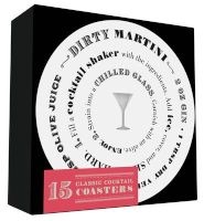 Cocktail Coasters - 15 Coasters with Cocktail Recipes (Hardcover) - Chronicle Books Photo