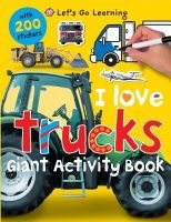 I Love Trucks Giant Activity Book (Paperback) - Priddy Books Photo