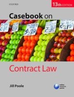 Casebook on Contract Law (Paperback, 13th Revised edition) - Jill Poole Photo