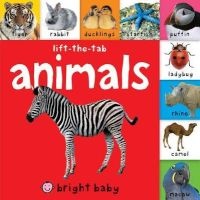 Bright Baby Lift-The-Tab: Animals (Board book) - Roger Priddy Photo