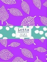 3 A6 Notebooks in Bellyband Nopp (Hardcover) - Lotta Jansdotter Photo