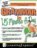 Grammar in 15 Minutes a Day - Junior Skill Buider (Paperback) - Learning Express LLC Photo