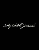 My Bible Journal - 108 Lined Pages, 6x9 (Paperback) - Christian Notebooks Photo