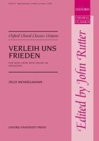 Verleih Uns Frieden - Vocal Score (Sheet music) - Felix Mendelssohn Photo