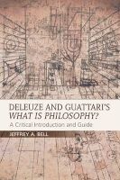 Deleuze and Guattari's What is Philosophy? - A Critical Introducton and Guide (Hardcover) - Jeffrey A Bell Photo