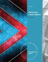 Elementary Linear Algebra (Paperback, International ed of 7th Revised ed) - Ron Larson Photo