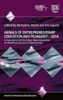 Annals of Entrepreneurship Education and Pedagogy 2016 (Hardcover) - Michael H Morris Photo