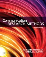Communication Research Methods (Paperback, 3rd) - Gerianne Merrigan Photo