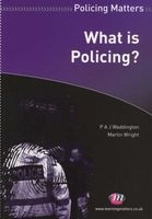 What is Policing? (Paperback) - P A J Waddington Photo