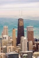A View of the Chicago USA Skyline and Lake Michigan Journal - 150 Page Lined Notebook/Diary (Paperback) - Benton Press Photo
