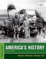 America's History, Volume I (Paperback, 8th) - James A Henretta Photo