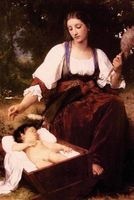 Berceuse by William-Adolphe Bouguereau - 1875 - Journal (Blank / Lined) (Paperback) - Ted E Bear Press Photo